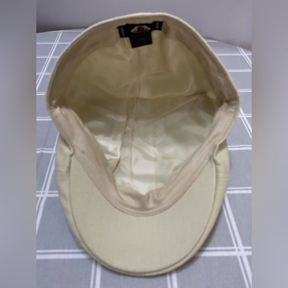Jaxon Hats Size Large Cotton Twill Beige Duckbill Flat Cap Newsboy - Picture 6 of 10
